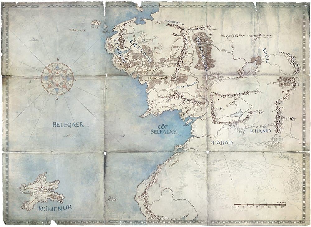 Lord of the Rings Map, Streaming Subscriptions 