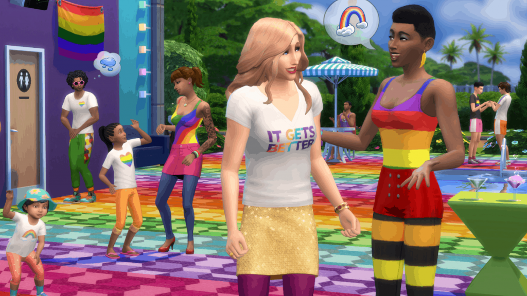 sims 4 player count high pride month