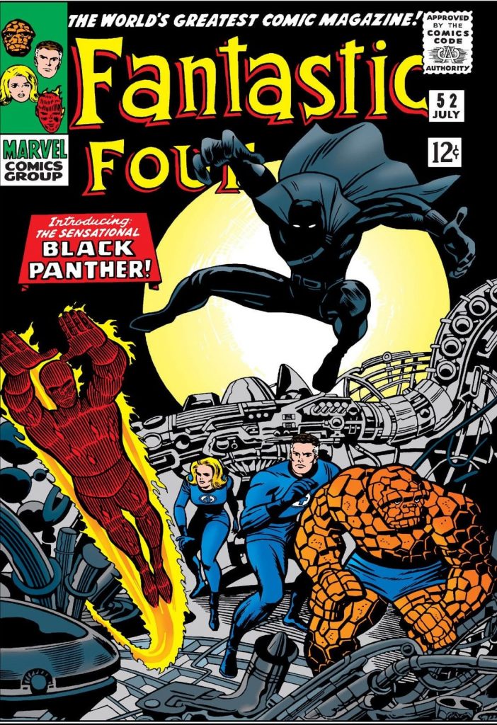 Black Panther, Fantastic Four, Jack Kirby, Stan Lee, Fantastic Four #52