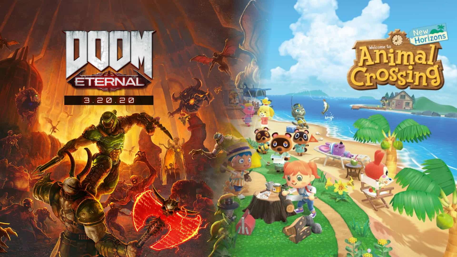 doom eternal and animal crossing