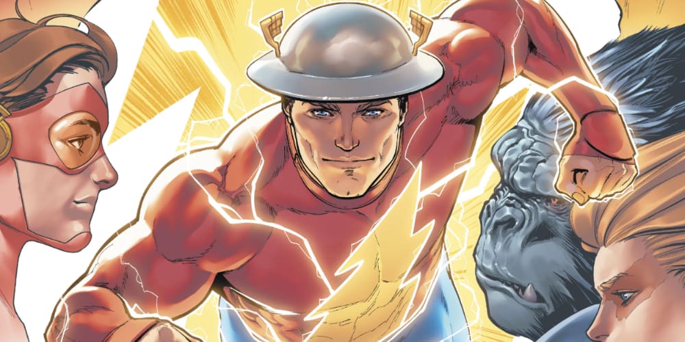 Jay Garrick 1940, Gorilla Grodd, Kid Flash, Wonder Woman, David Marquez, Joshua Williamson