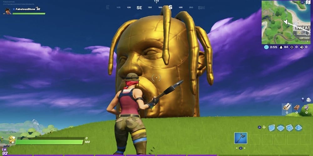 travis scott fortnite concert