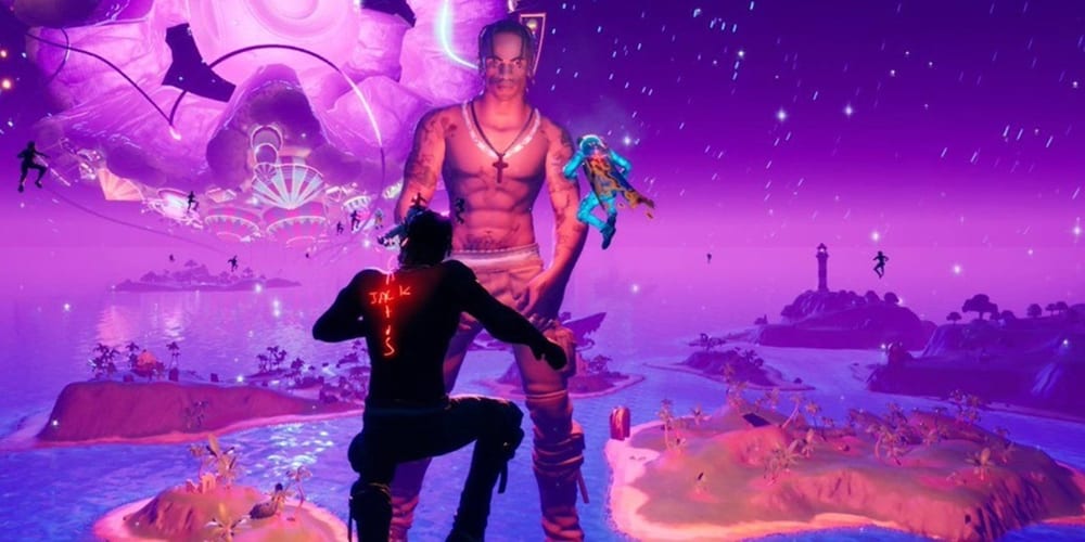 travis scott fortnite concert