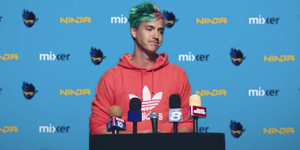 Ninja Streams on YouTube Gaming