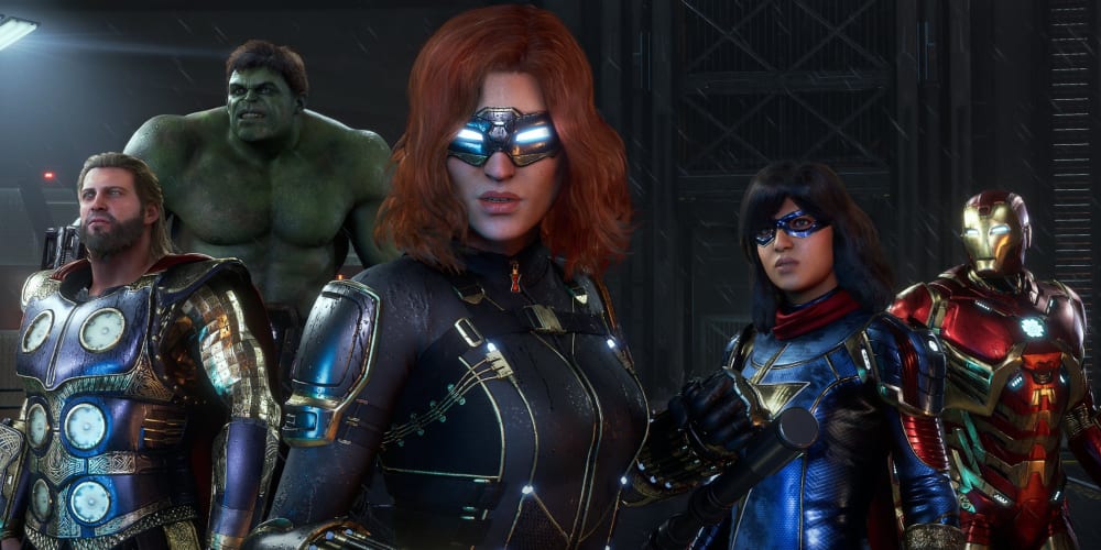 Black Widow, Thor, Iron Man, Hulk, Kamala Khan, Square Enix, Video Games, Spider-Man, PlayStation 4