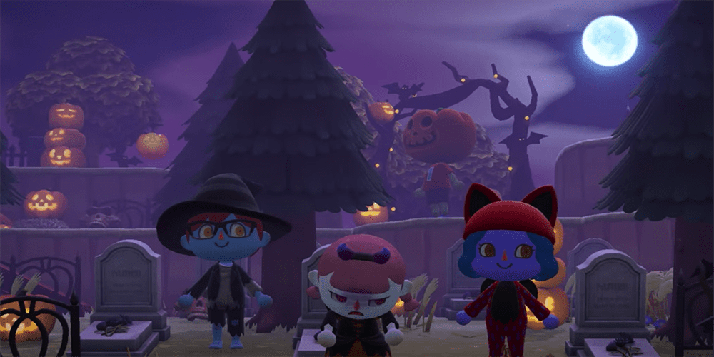 animal crossing halloween update