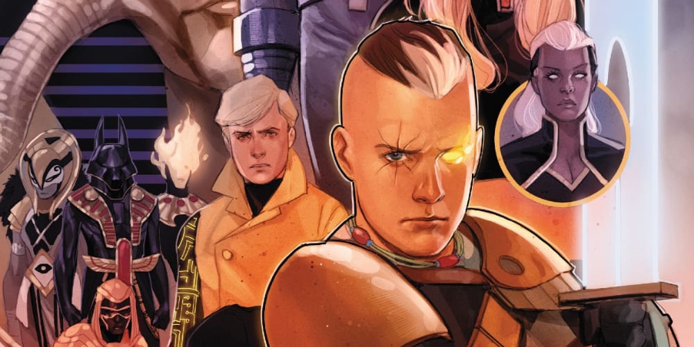 Cable #6: X of Swords Chapter Nineteen, X-Men, X-Force, Krakoa, Arakko, Nathan Summers, Cyclops, Gorgon, Bei The Blood Moon, Saturnyne, Apocalypse, Annihilation, Otherworld, Saturnyne, The White Sword of the Citadel, Jean Grey, Excalibur