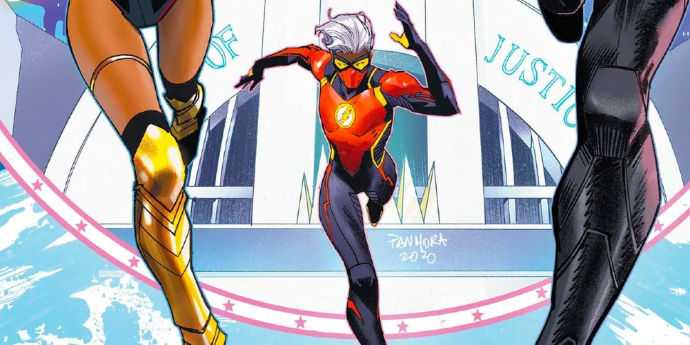 Genderfluid Flash, Future State, Non-Binary, LGBTQ+, Justice League Merry Multiverse Special, Jessica Chambers, Non-Binary, Queer Superheroes, Non-white superheroes