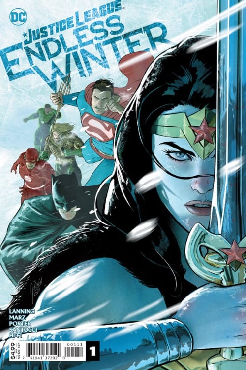 Monthly DC Comics you should read this December, Justice League: Endless Winter, Batman, Clown Hunter, James Tynion IV, Ron Marz, Andy Lanning, Brian Michael Bendis, Superman, Action Comics, Daredevil