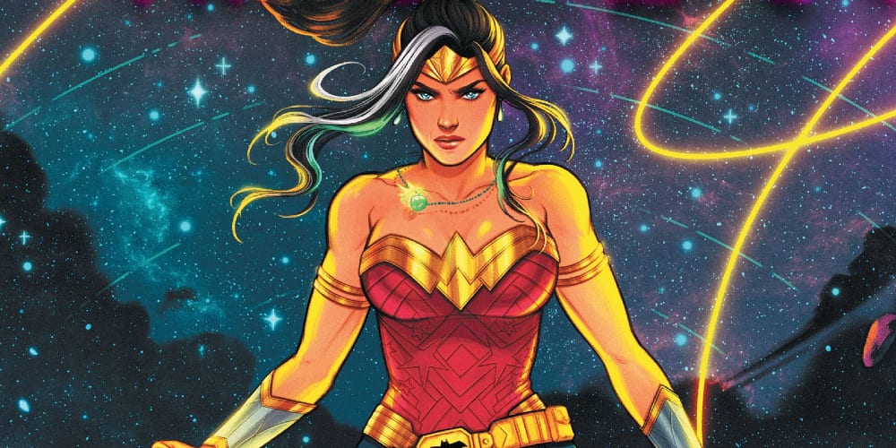 women in comics: Justice League, Next Batman, Superman, Green Lantern, Sojourner Mullein, Jessica Cruz, Guy Gardner, John Stewart, Wonder Woman, Flash, Aquawoman, Superwoman, Kara Zor-El, Bobo, Etrigan, Zatanna, John Constantine