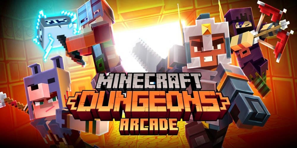 minecraft dungeons arcade machines