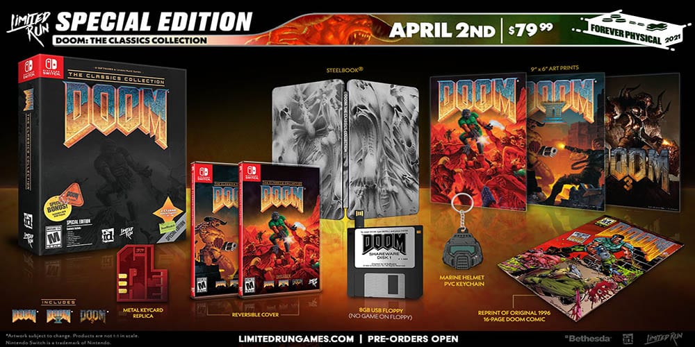 Limited Run Games Doom Trilogy