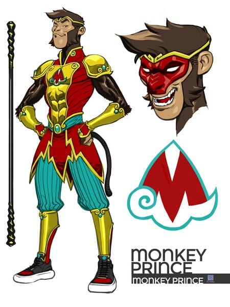 New DC Superhero Monkey Prince, Asian Superheroes, Festival of Heroes, Gene Luen Yang, Bernard Yang, Superman, Batman, New Super-Man, Teen Titans, Journey to the West, Monkey King, Batman Beyond, Chinese Myths and Legends