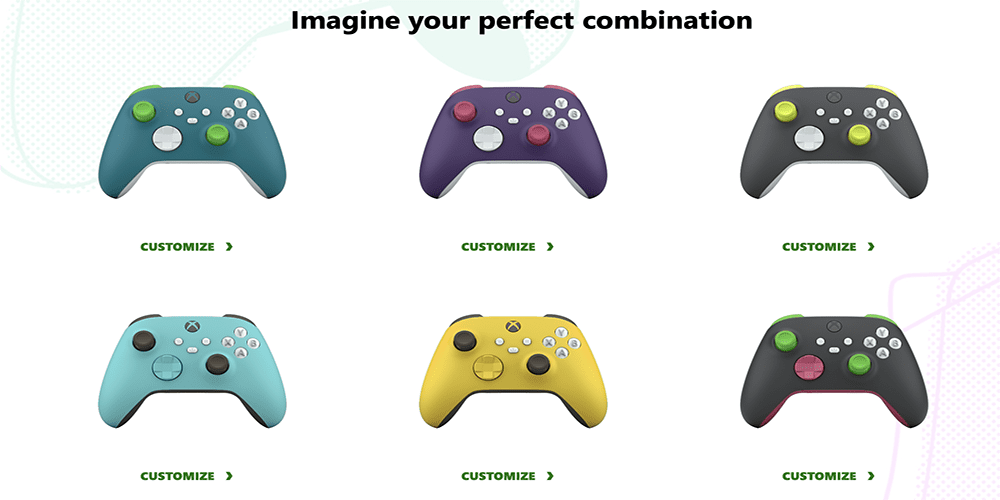 Xbox Design Lab Custom Controllers