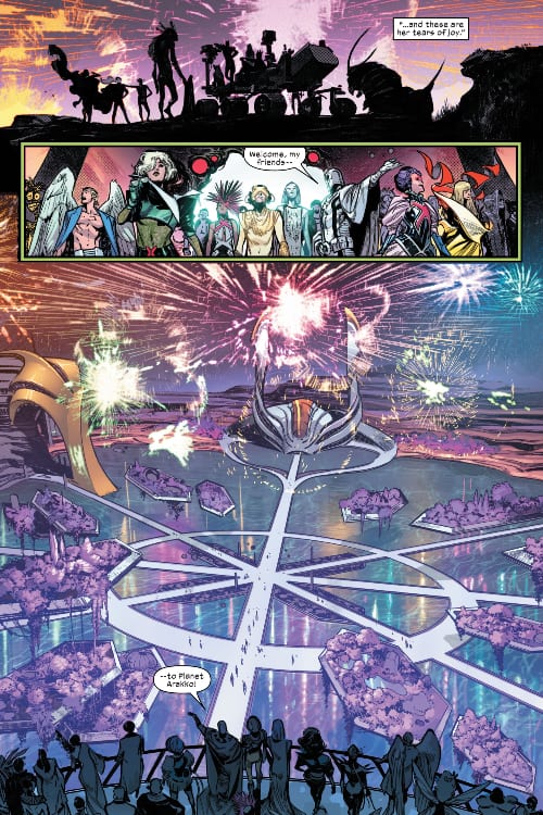 Hellfire Gala Planet-Size X-Men, Marauders, Emma Frost, Magneto, Hope Summers, Captain America, Cyclops, Mars, Arakko, Krakoa, Apocalypse, Storm, Jean Grey, Marvel Comics, Comic Book Events, Gerry Duggan, Pepe Larraz, Jonathan Hickman, Reign of X, House of X, Powers of X, Age of Krakoa