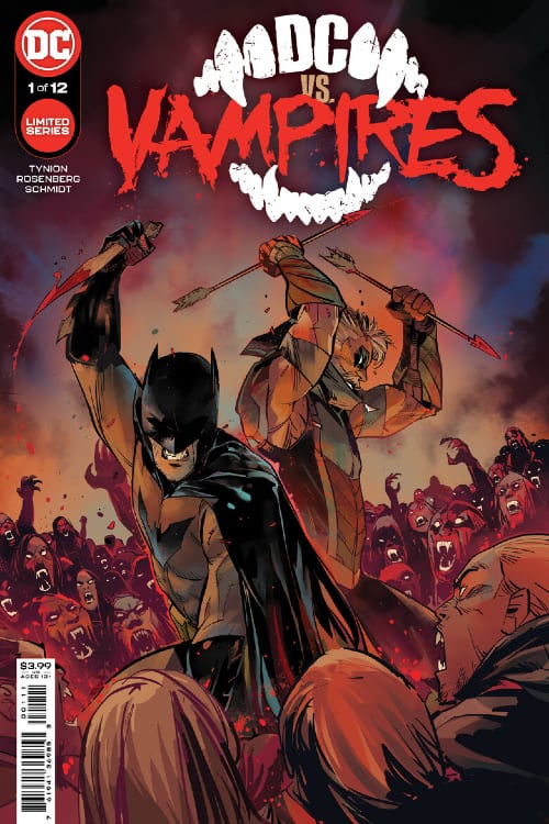 DC Comics Zombies and Vampires, DC Vs Vampires, Task Force Z, Batman Fear State, Justice League, Bane, Man-Bat, Matthew Rosenberg, James Tynion IV