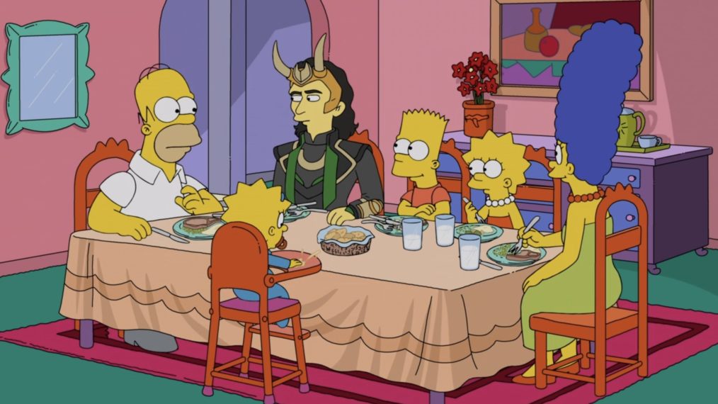 Loki and the simpsons