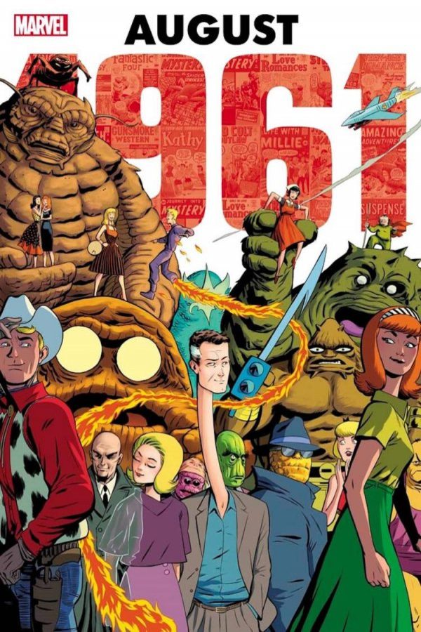 Fantastic Four 60th Anniversary, Reed Richards, Mr. Fantastic, Sue Storm, Invisible Woman, Johnny Storm, Human Torch, Ben Grimm, The Thing, Marvel Comics, Stan Lee, Jack Kirby, John Romita Jr, Dan Slott, Empyre