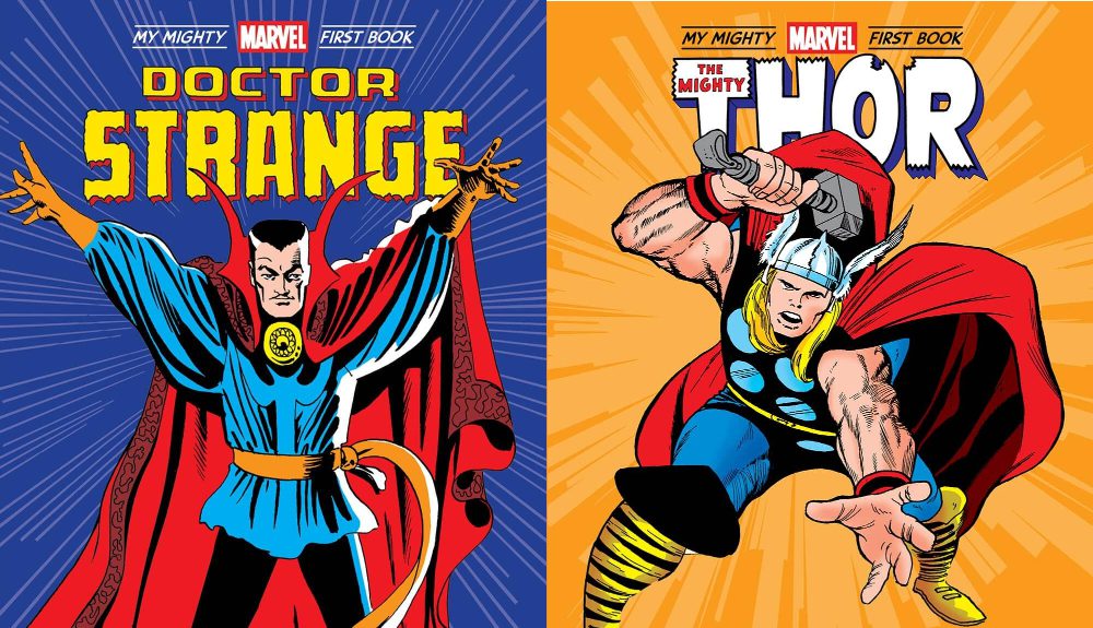 Marvel Comics Preschool Books, Women of Marvel, Education, Early Readers, Doctor Strange, Thor, Black Widow, Captain America, Iron Man, Black Panther, Spider-Man, X-Men, Captain Marvel, Shuri, Ghost Spider, She-Hulk, Board Books, Golden Books, Comic Collectors