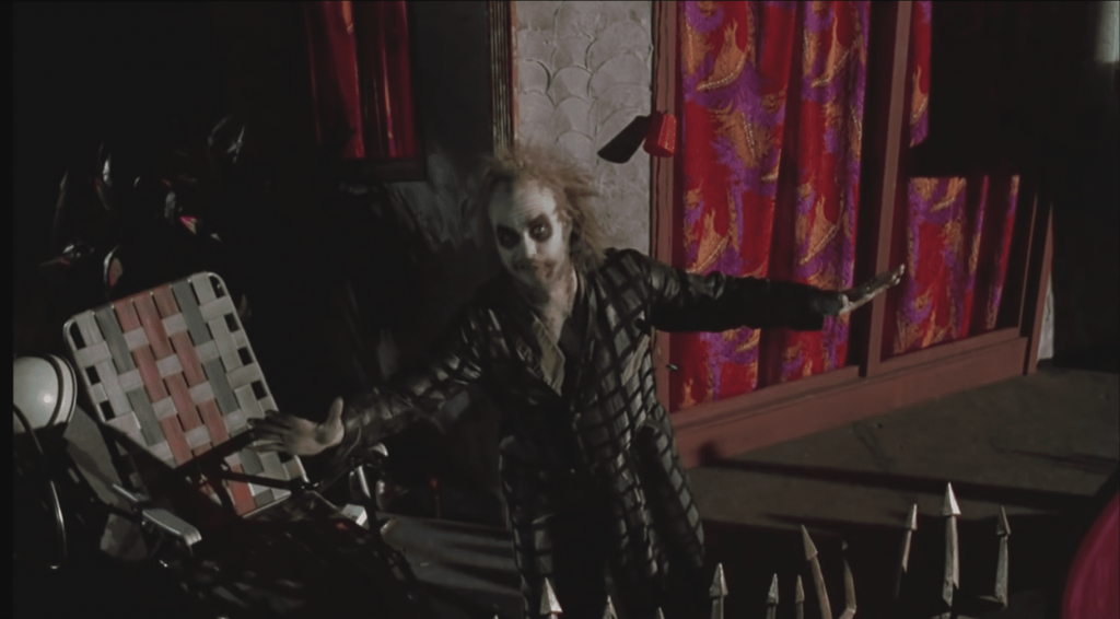 Michael Keaton Beetlejuice look