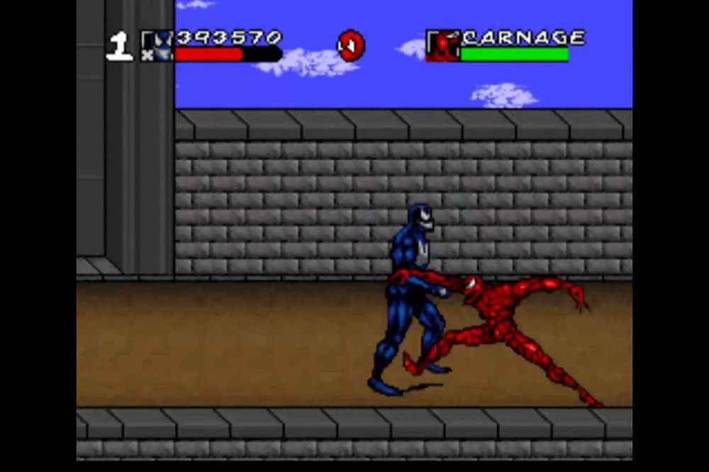 carnage spider-man snes