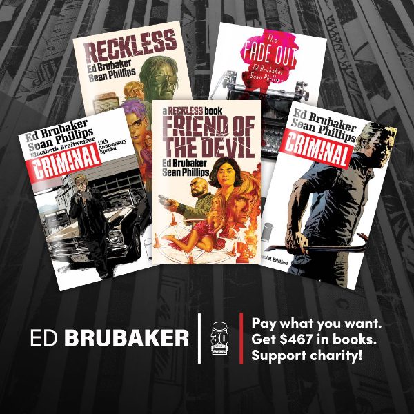Image Comics Humble Bundle, Ed Brubaker, Sean Phillips, Reckless, Criminal, Kill or be Killed, My Heroes have always been junkies, pulp
