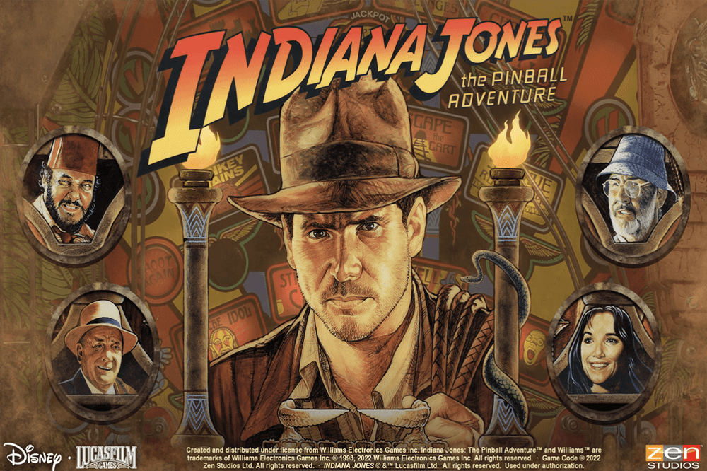 Indiana Jones Pinball Machine