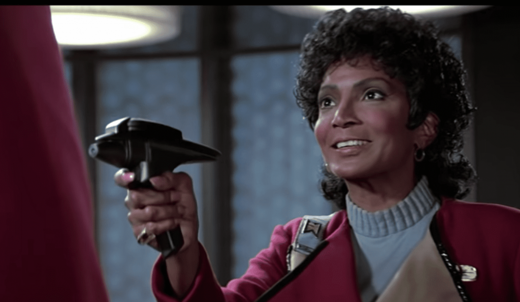 Uhura in Star Trek Movie