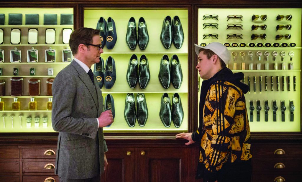 Harry and Eggsy, the secret service