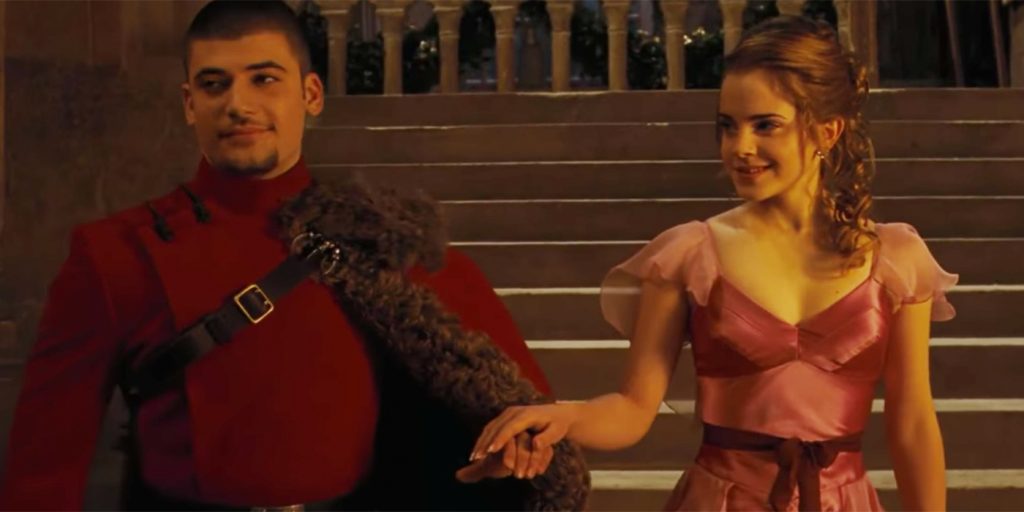 viktor krum hermione harry ball hogwarts