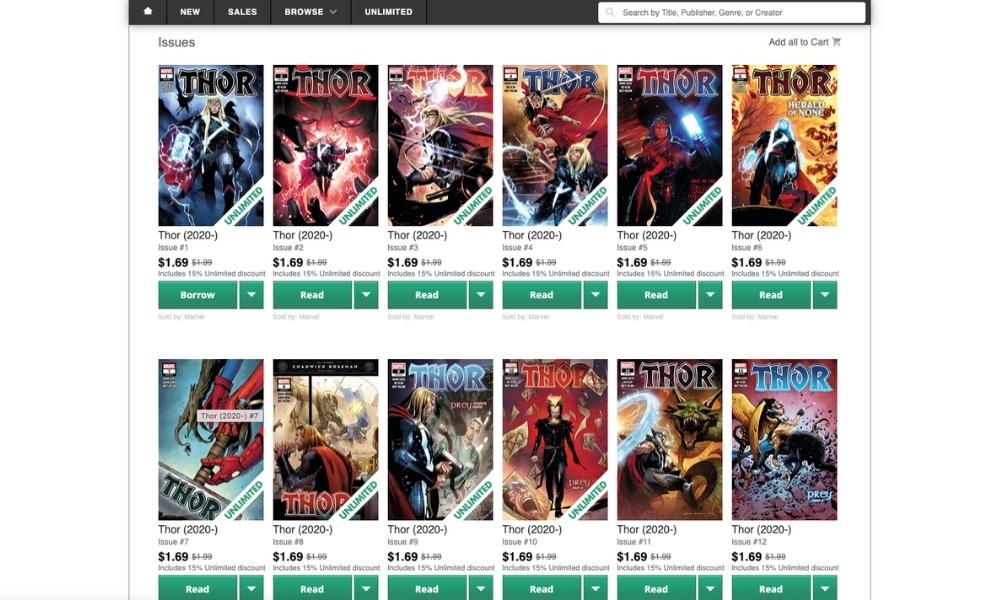 New Comixology Amazon Store, graphic novels, comics, kindle, single issues, reader experience, user interface, comic collecting