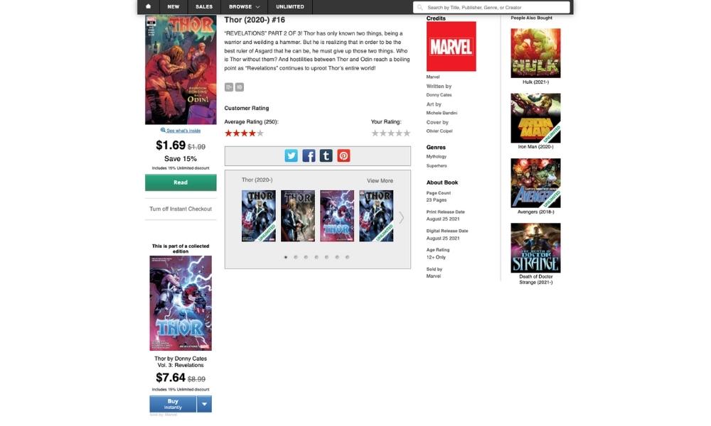 New Comixology Amazon Store, graphic novels, comics, kindle, single issues, reader experience, user interface, comic collecting