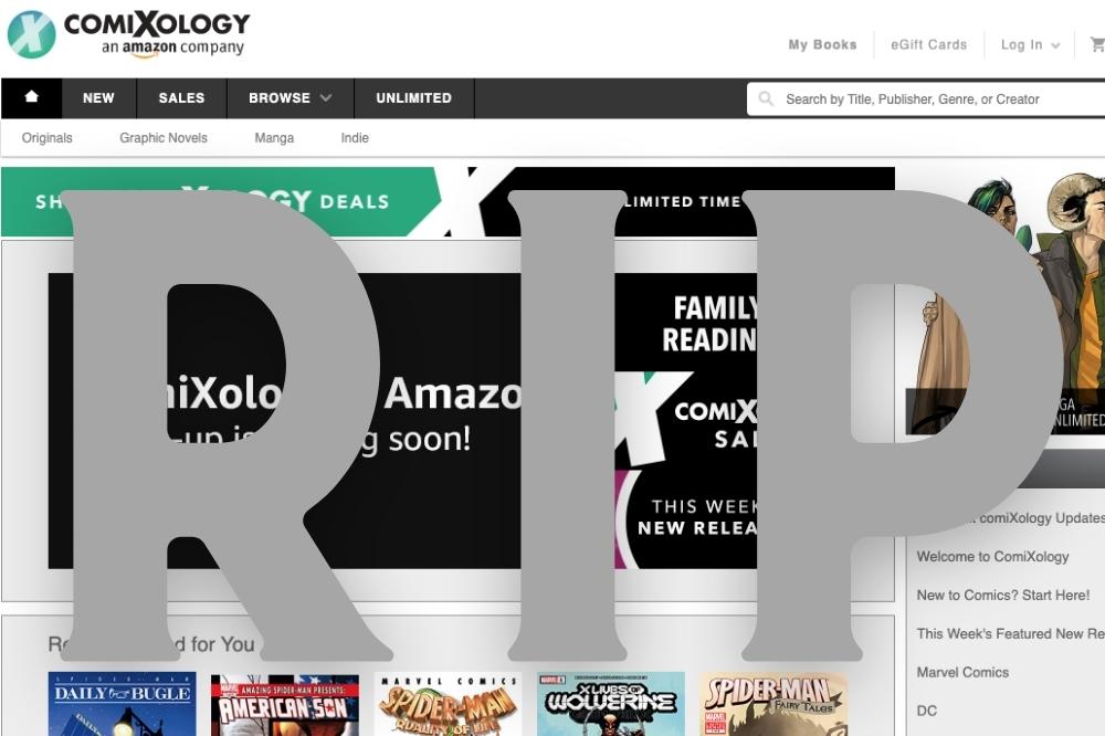 New Comixology Amazon Store, graphic novels, comics, kindle, single issues, reader experience, user interface, comic collecting