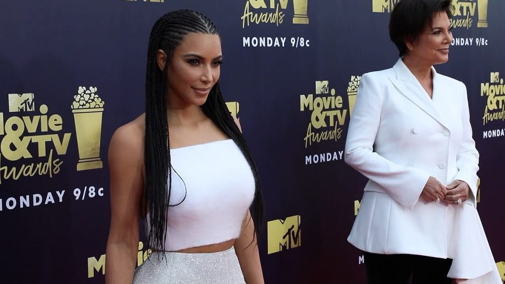 Kim Kardashian & Kris Jenner at 2018 MTV Movie & TV Awards