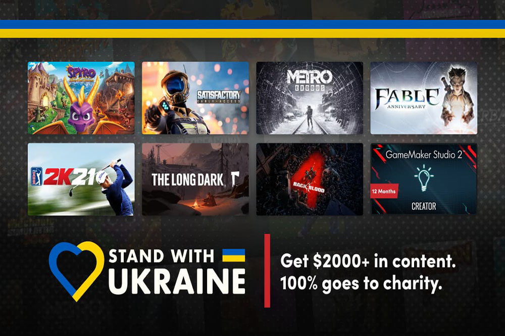 stand with ukraine bundle humble game