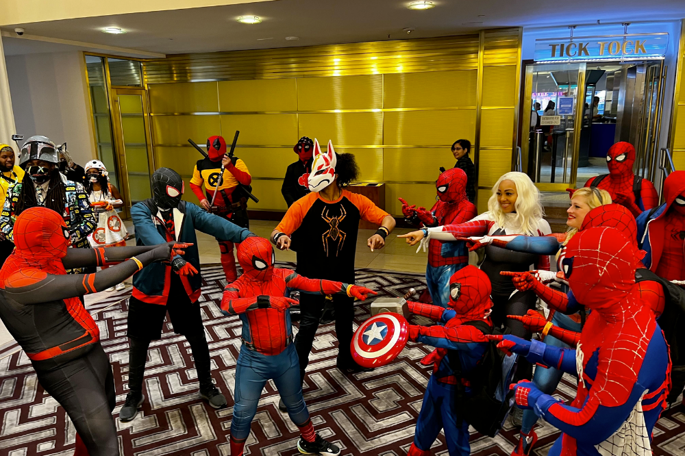 Comic Con Post COVID 19, Spider-Man pointing meme