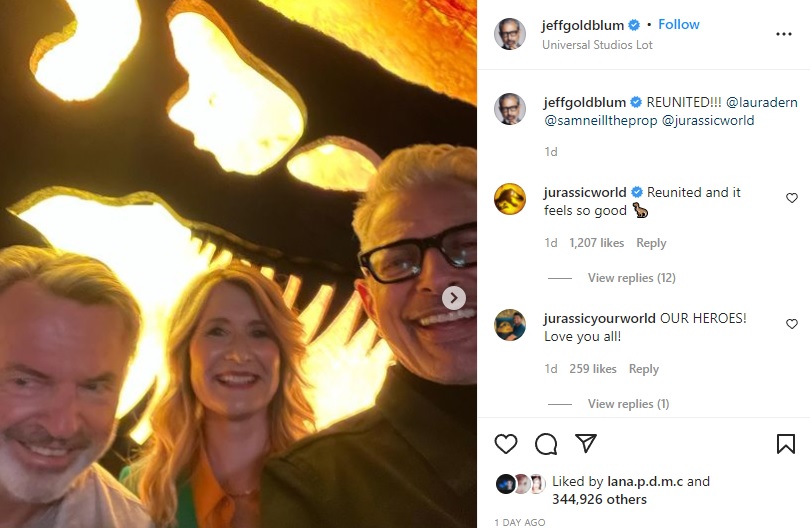 Jurassic Park Cast Reunites