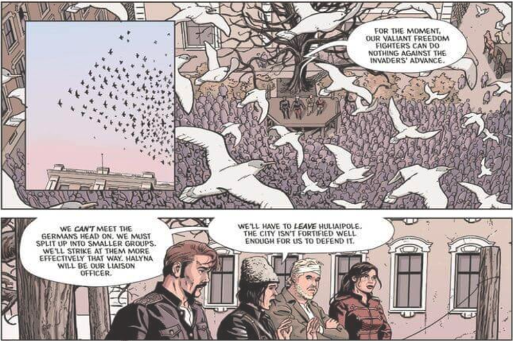 ukrainian graphic novel makhno freedom fighters ukraine benefit razom