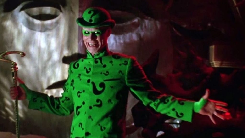 Jim Carrey as the Riddler