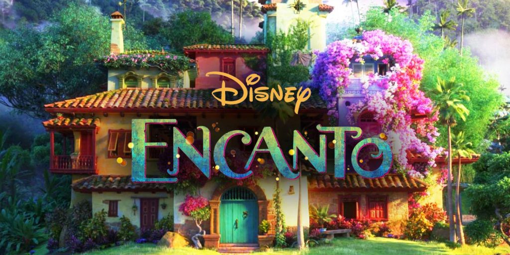 Encanto and Disney logo