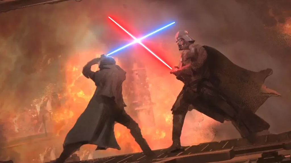 Obi-Wan Darth Vader Fight Scene