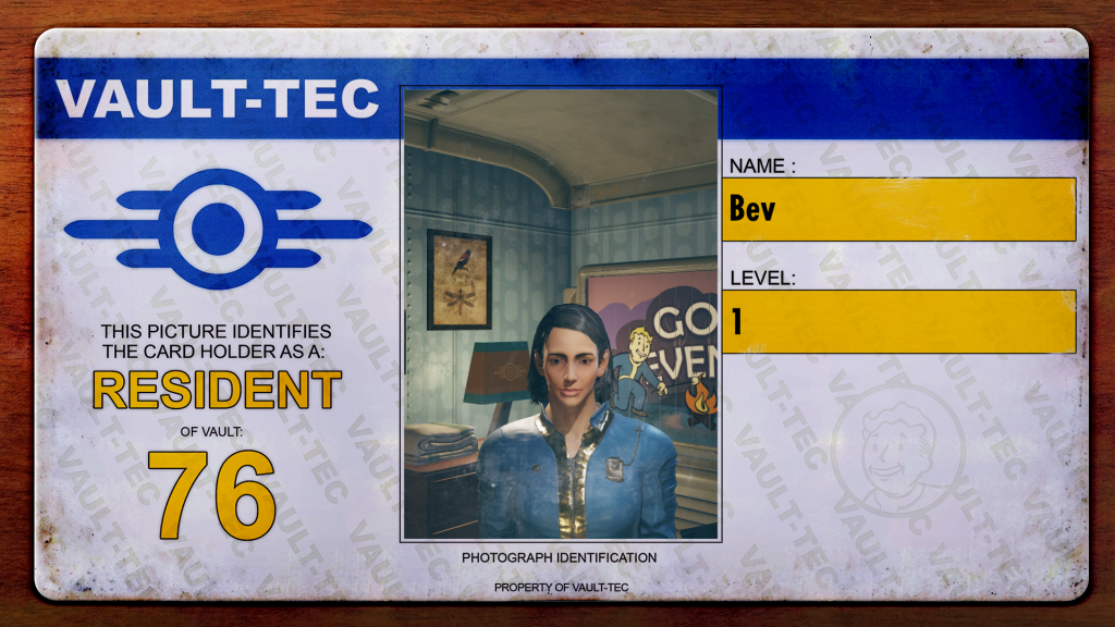 Vault-Tec Fallout 76 ID