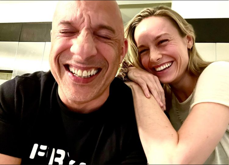 Brie Larson and Vin Diesel