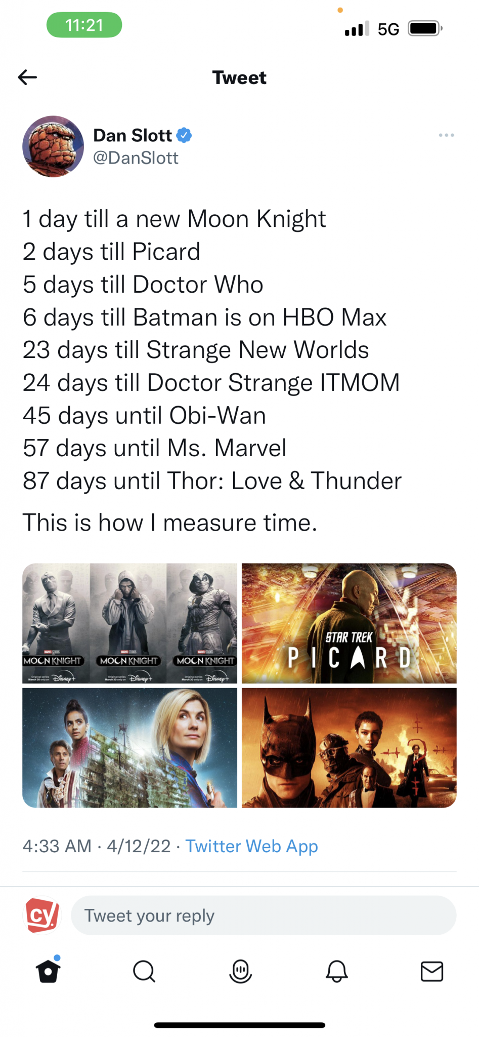 Image Twitter Dan Slott