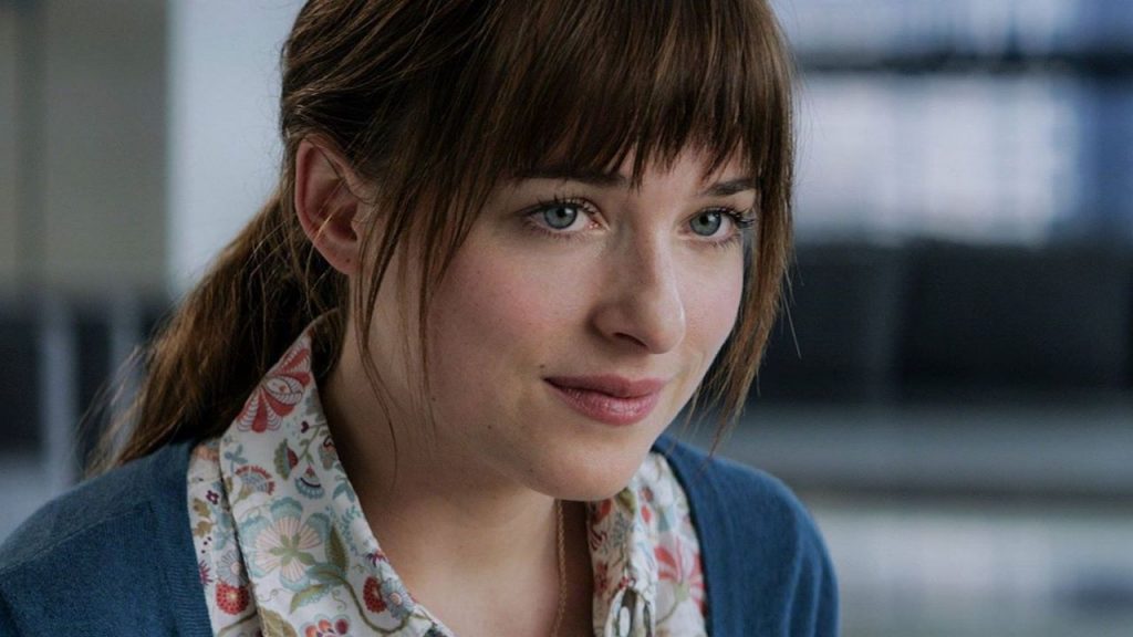 Dakota Johnson in 50 shades of gray