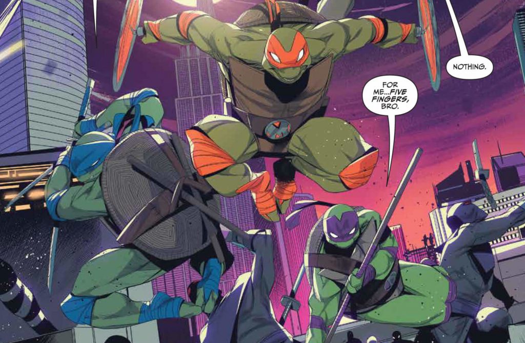 Power Rangers and TMNT