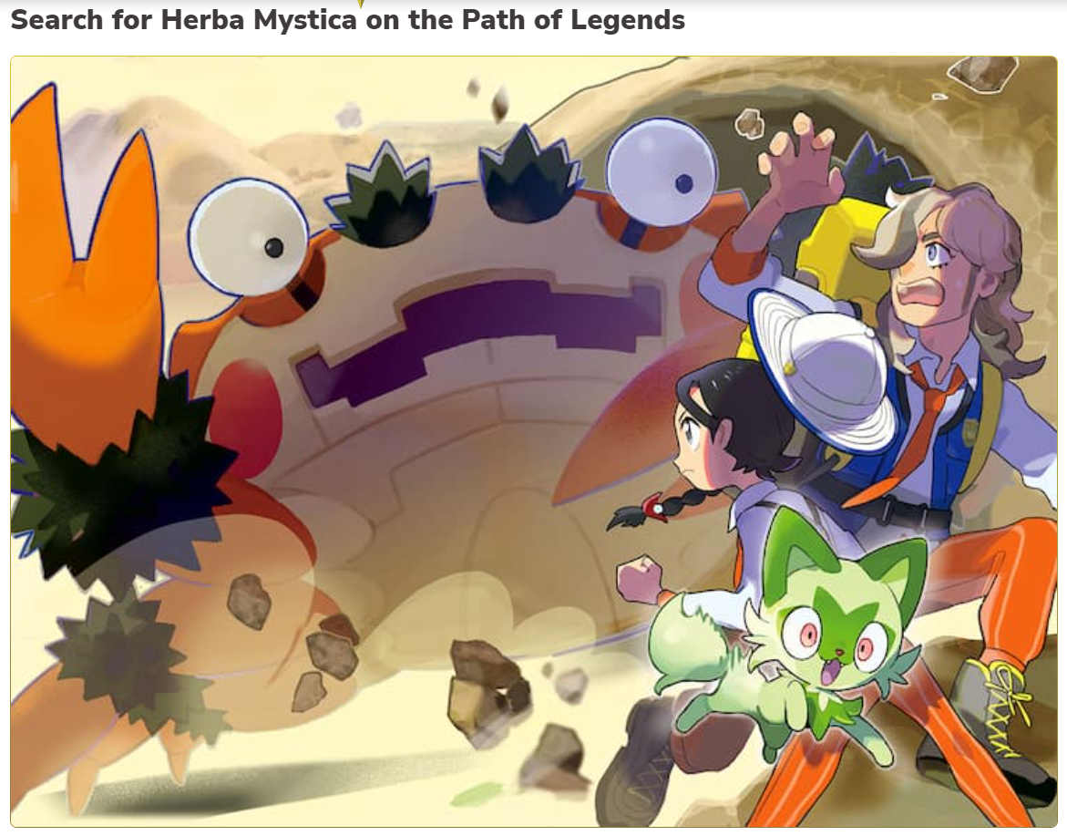 path of legends in Pokémon scarlet and violet