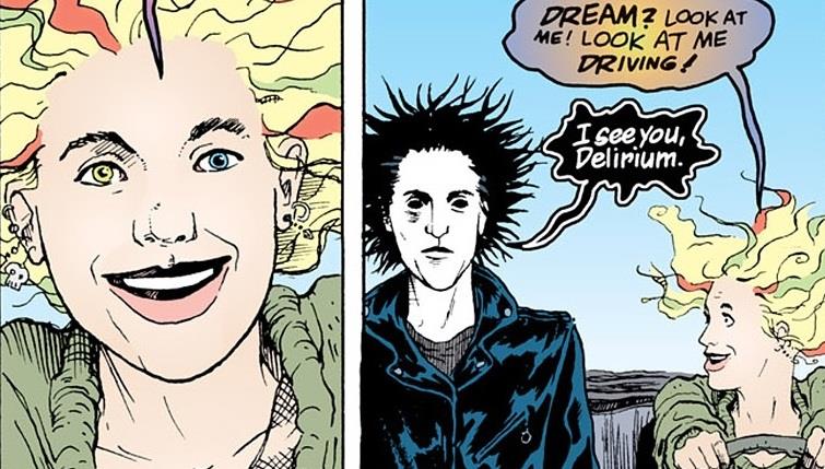 Dream and Delirium in The Sandman comic