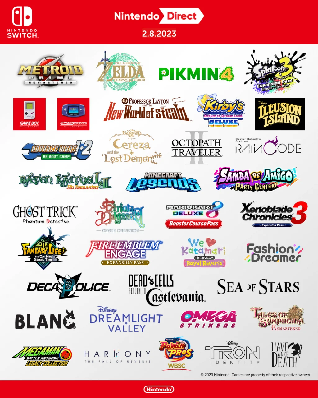 Nintendo Switch Games 2024 List Cal Jordain