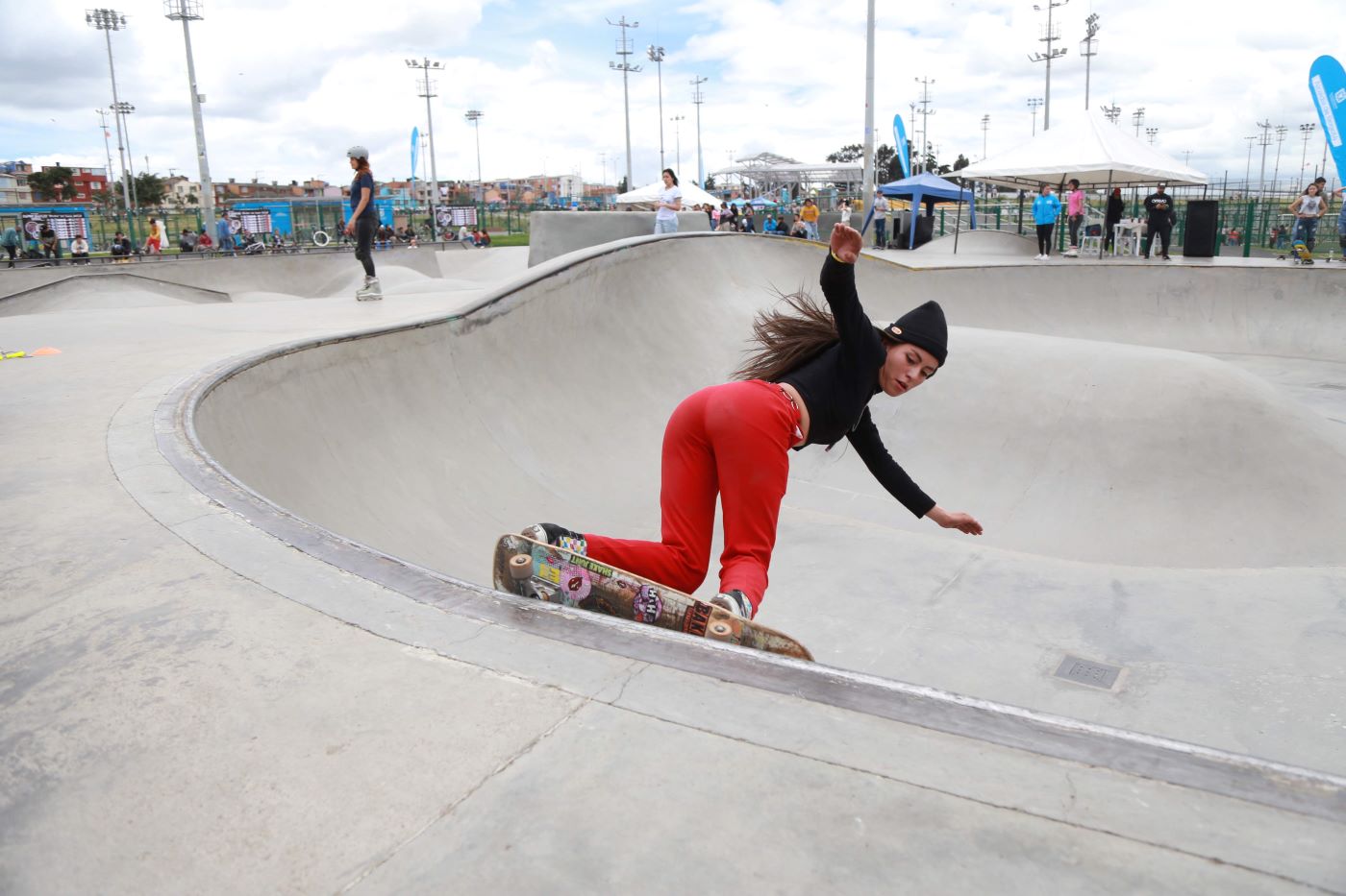 Girl on skateboard